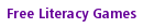 Free Literacy Games