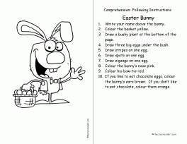Easter bunny instructions