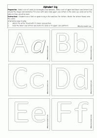 Alphabet Dig Activity