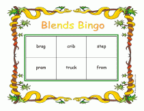  beginning blends bingo