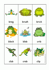 frog beginning blends card game