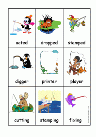 suffixes card game