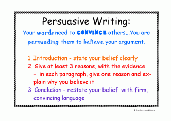 persuasive writing goals