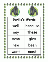 wild words charts