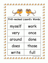 wild words charts