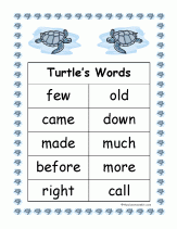 wild words charts