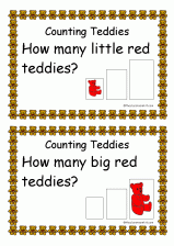 sorting teddies cards