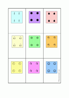 Dice Pattern Card Game