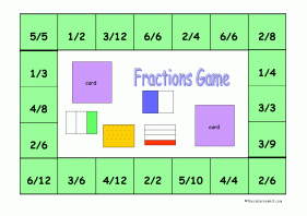 Fractions Board Game