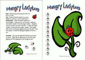 hungry ladybug subtraction game