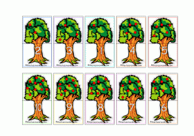 apple tree cards 1-10